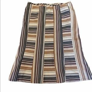 MEXX Striped Multi Colour High Waist Trumpet Skirt